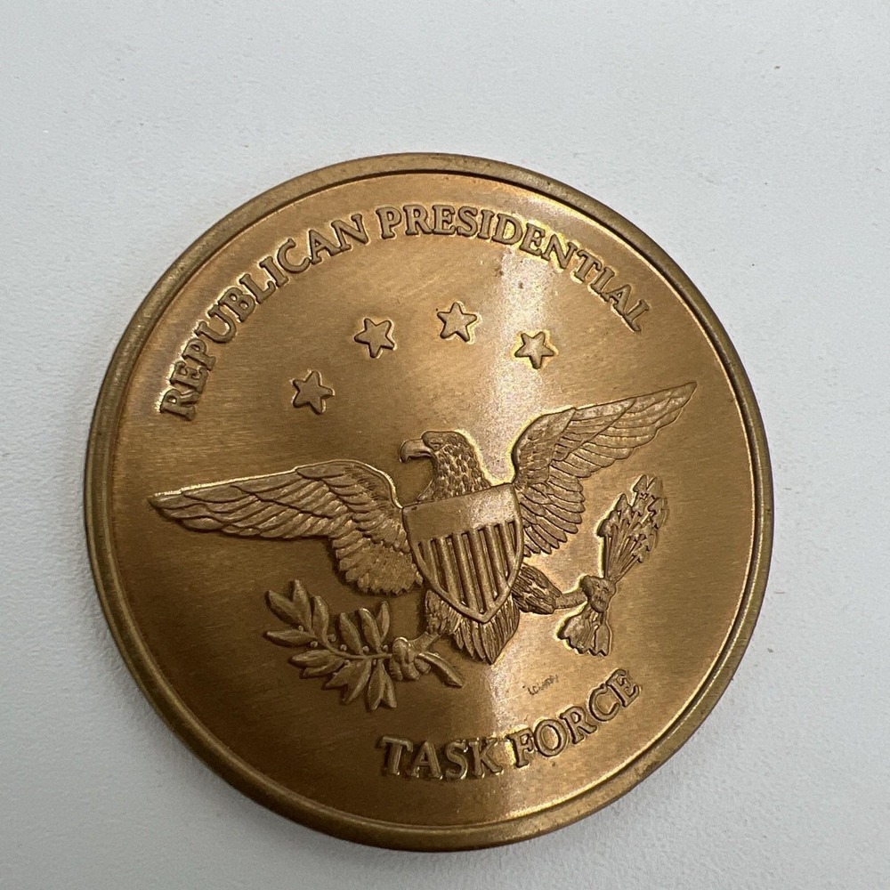 Vintage George Bush Medal of Merit Republican Presidential Task Force